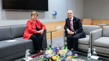 Mehmet Şimşek, IMF Başkanı ile Görüştü
