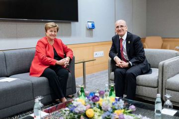 Mehmet Şimşek, IMF Başkanı ile Görüştü