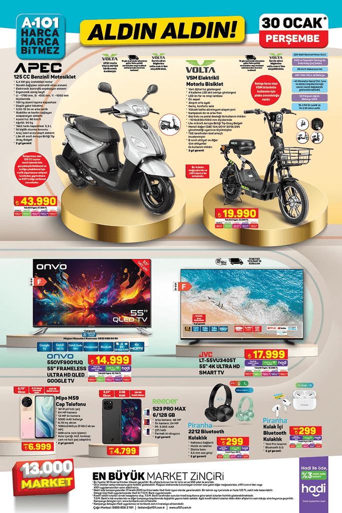 A101 KATALOG 30 OCAK PERŞEMBE