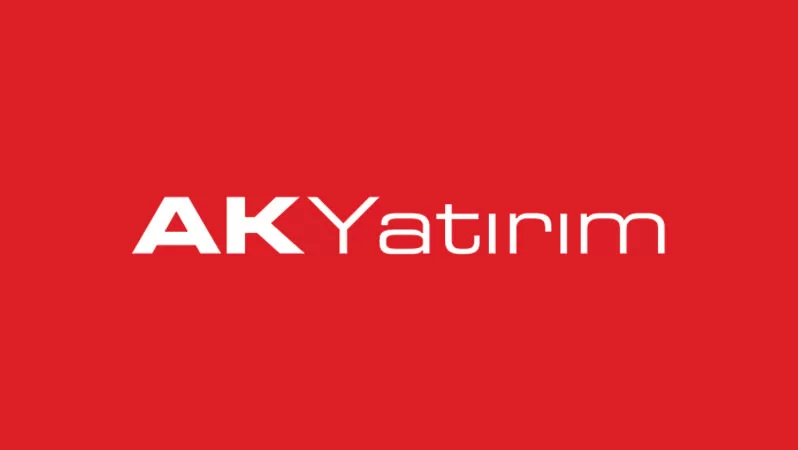  Kırmızı zemin üzerinde beyaz harflerle tasarlanan Ak Yatırım logosu, şirketin modern ve dinamik duruşunu yansıtıyor.