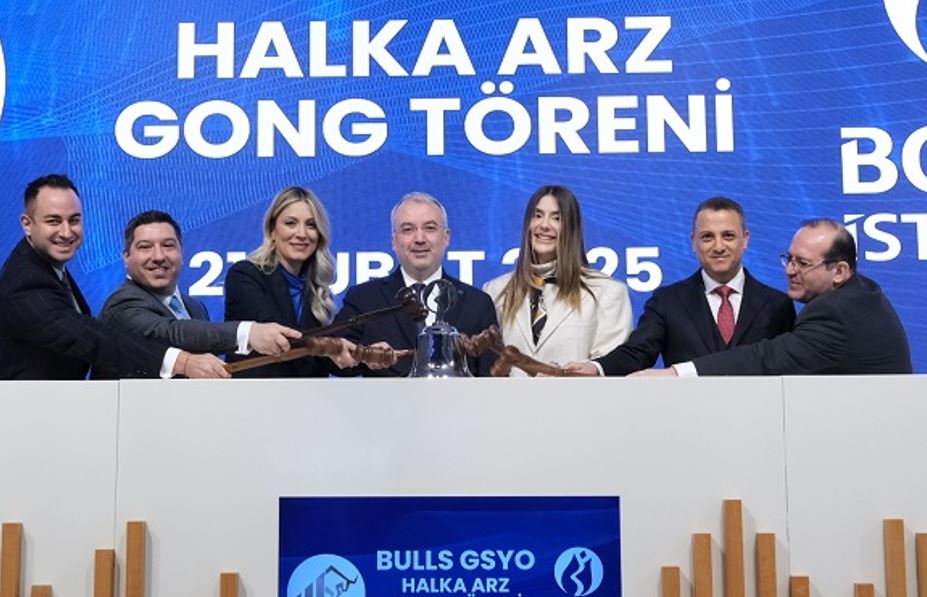 bulgs hisse halka arz töreni-gong çalınıyor.