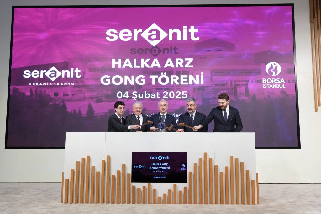 seranit halka arz gong töreni borsa istanbul