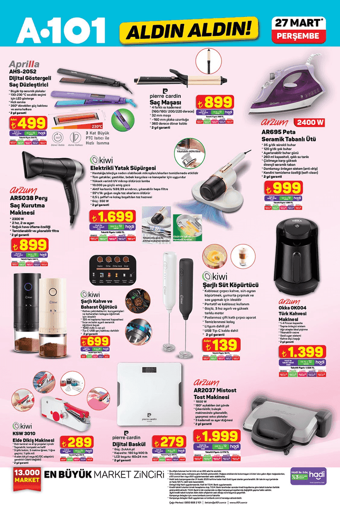 A101 Aktüel Katalog 27 Mart