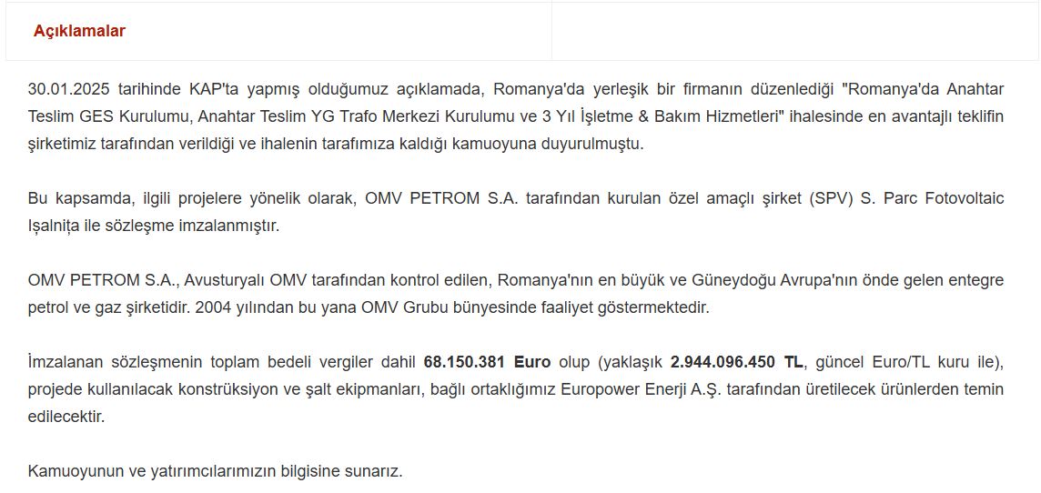 gesan kar açıklama