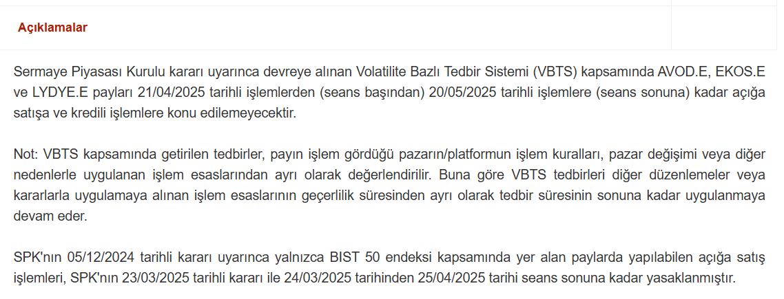 tedbir kararı