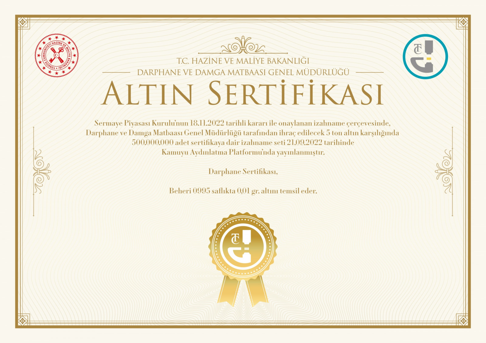 altın sertifikası altıns1