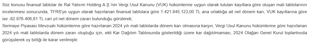 ralyh hisse ral yatırım temettü
