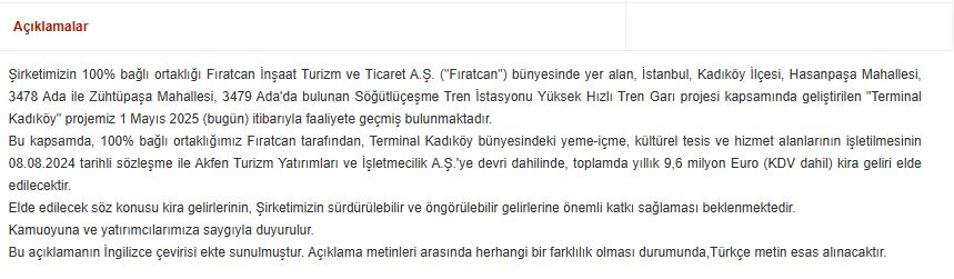 akfis kap açıklama kadıköy projesi