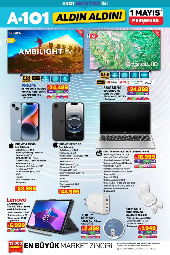 a101 aktüel katalog 1 mayıs 2025