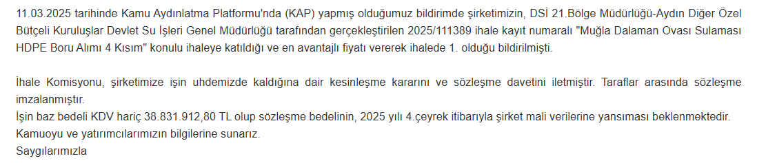 kuzey boru hisse