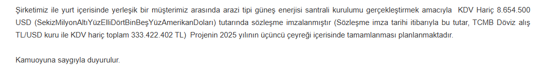 cwene hisse cw enerji