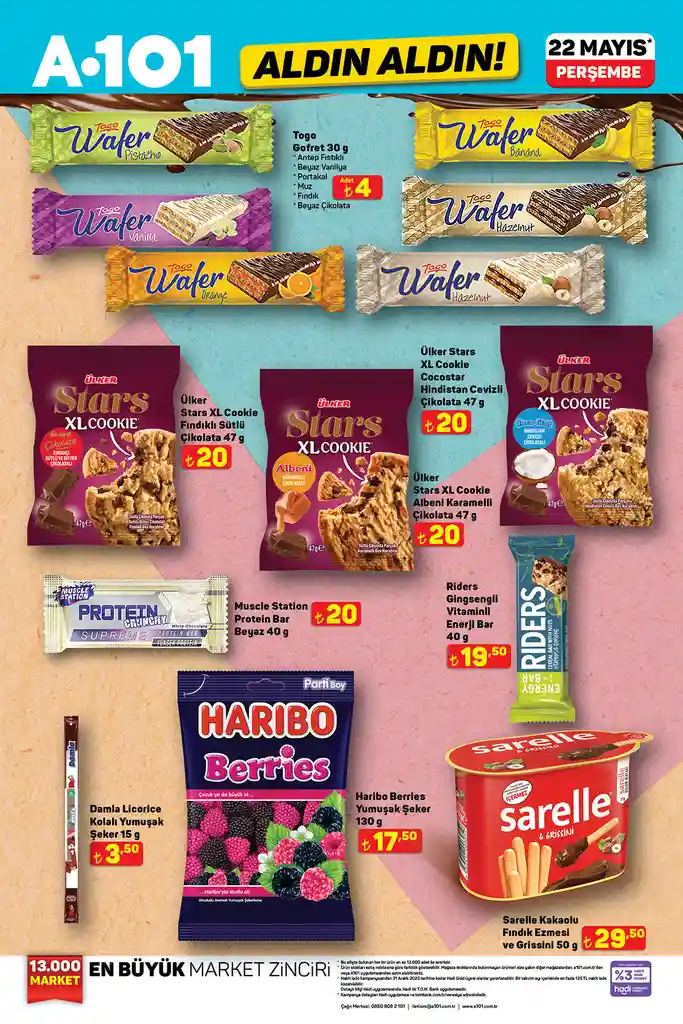 atıstırmalık ürünler a101 katalog