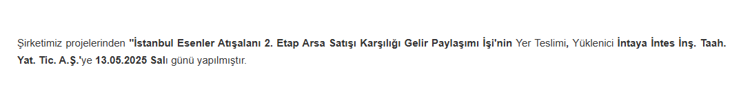 emlak konut kap açıklaması