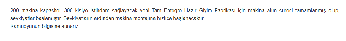 rubenis tekstil kap açıklaması