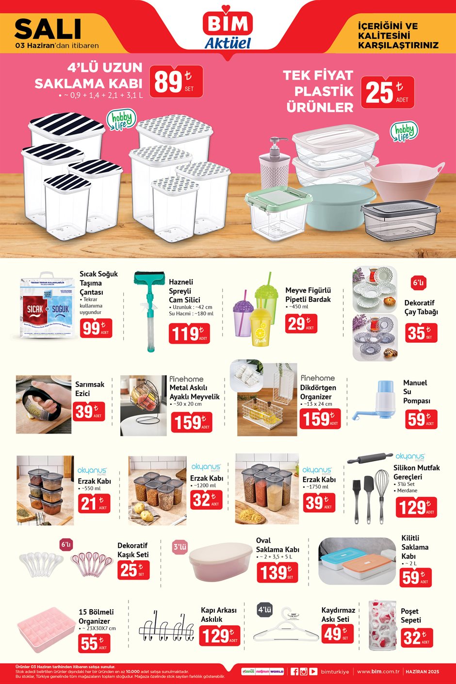 bim aktüel katalog mutfak plastik saklama kabı ürünleri 3 haziran 2025