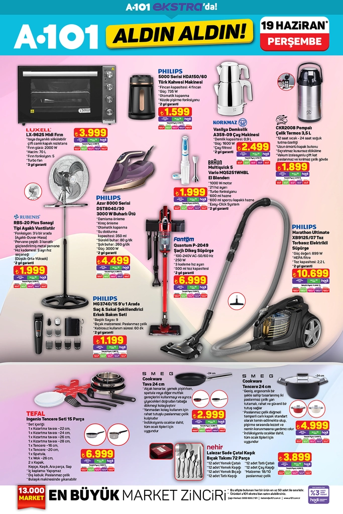 A101 aktüel katalog ev aletleri ekstra