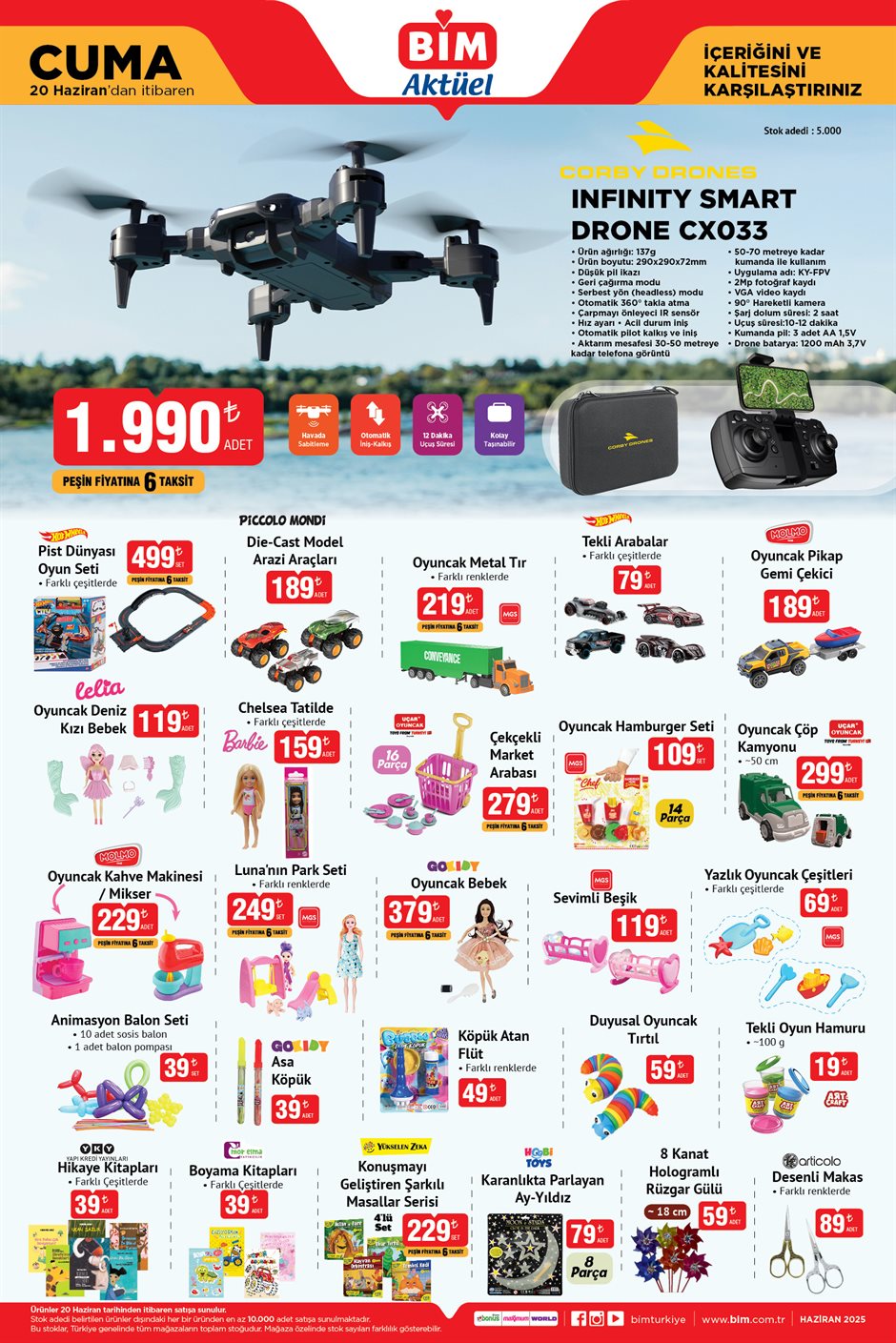 BİM aktüel katalog oyuncak ve hobi ürünleri