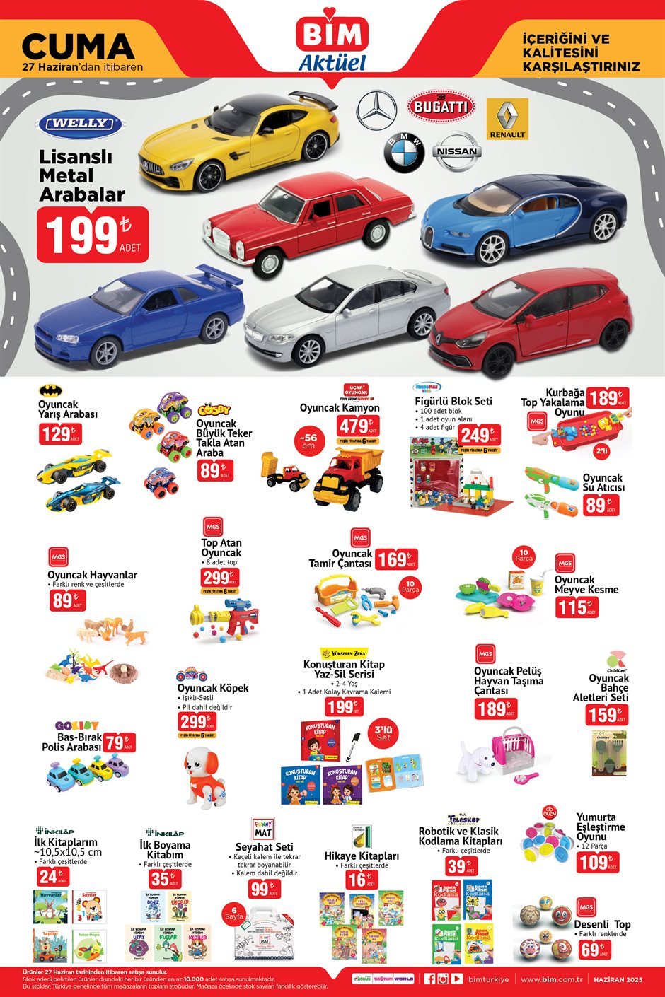 BİM aktüel katalog oyuncak ürünleri