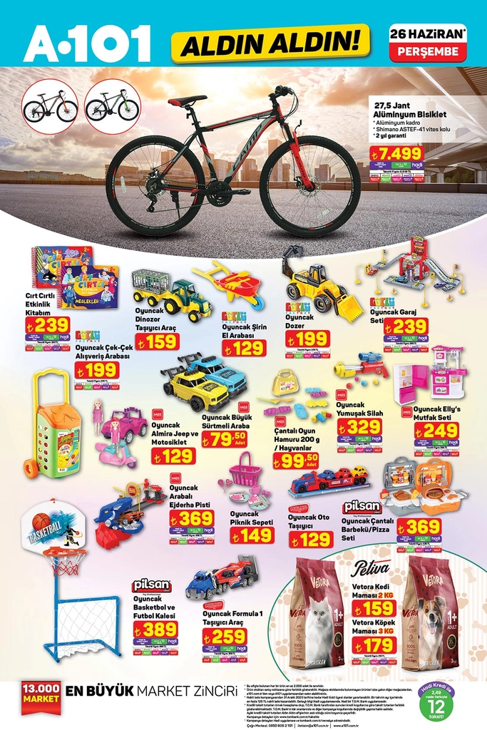 A101 aktüel katalog oyuncak ve evcil ürünler