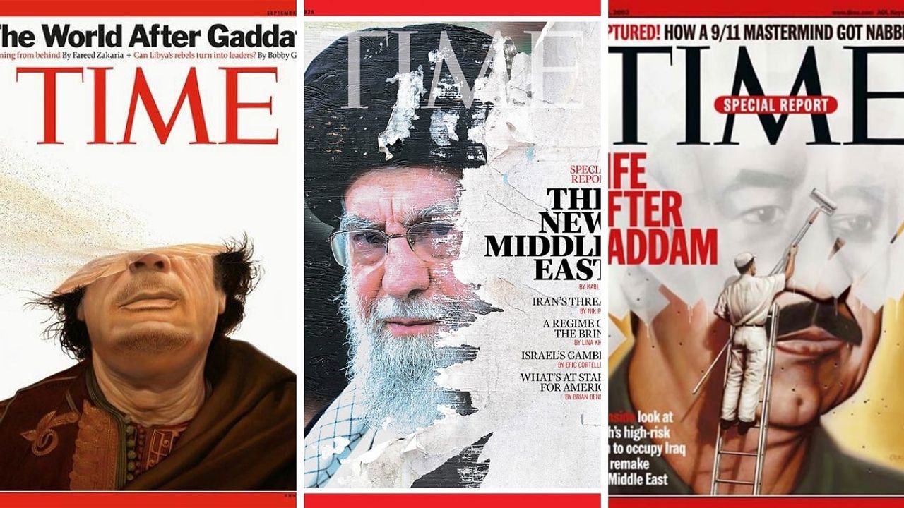 time dergisi kapakları hamaney saddam kadaffi