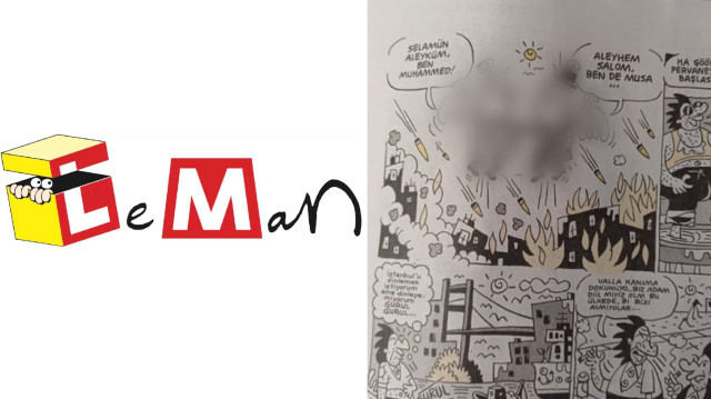 leman dergisinin tepkilere neden olan hz.muhammed karikatürü