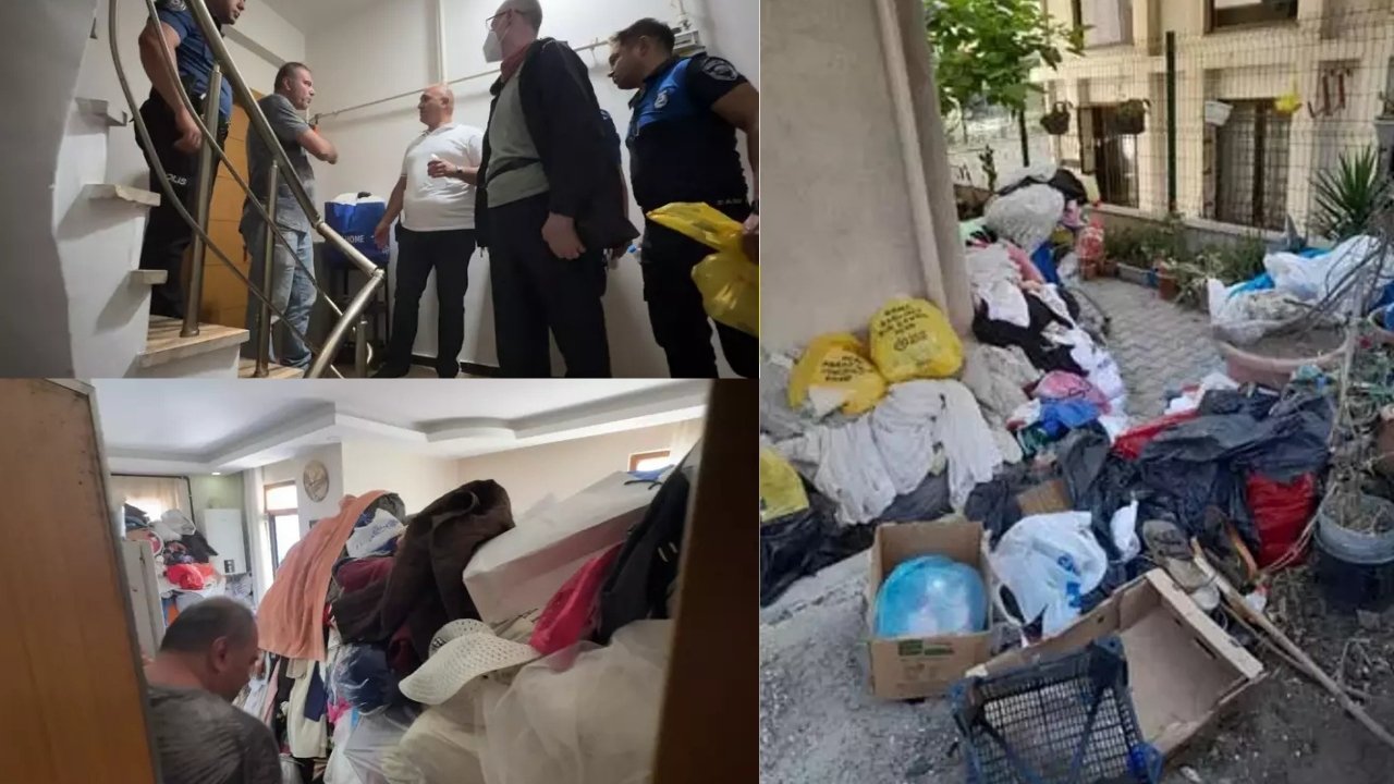 Avcılar'daki çöp ev yüzünden daireler satılamıyor.