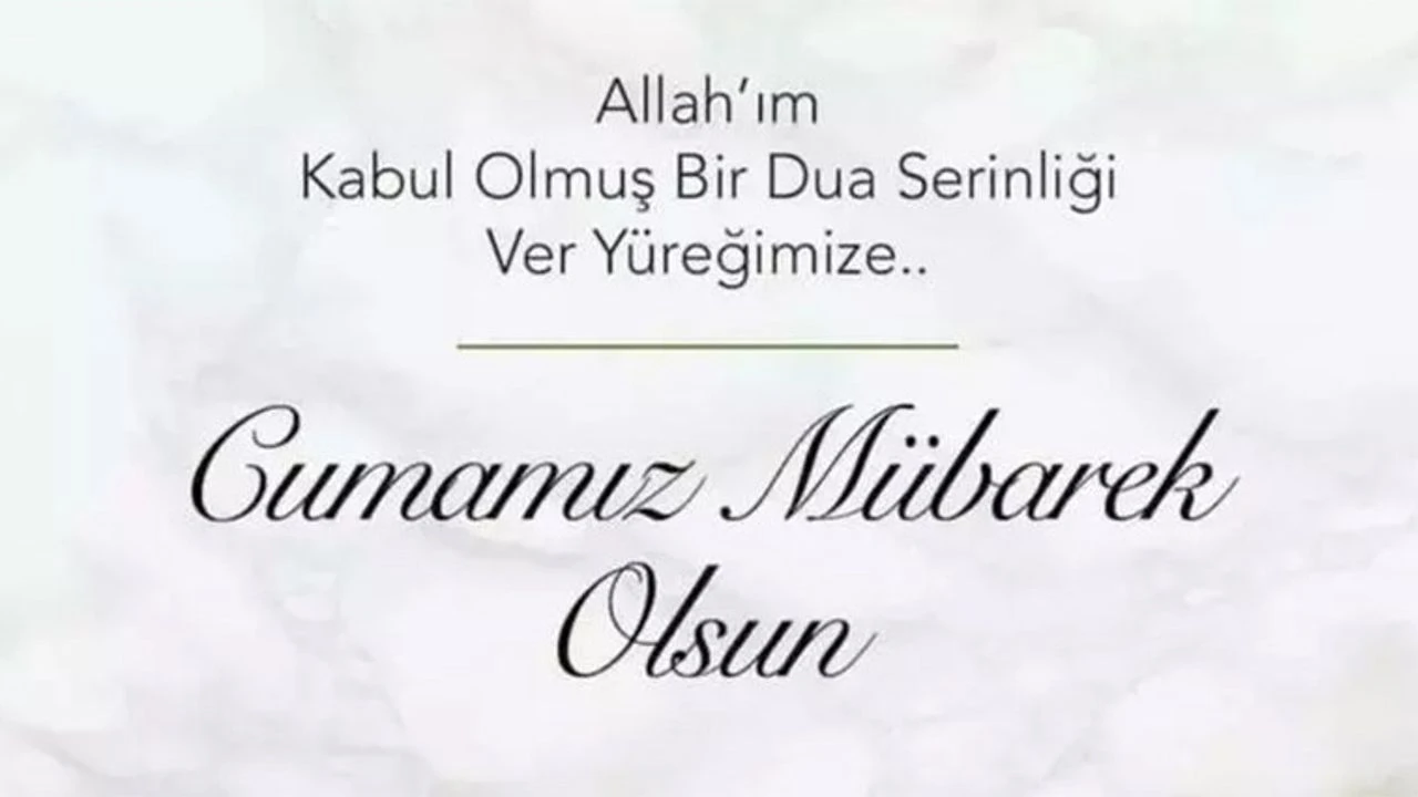 ayetli resimli cuma mesajı