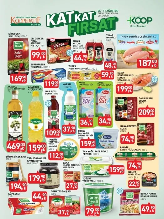 Tarım Kredi Market’te gıda ve temel ihtiyaç ürünlerinde indirimli fiyatlar