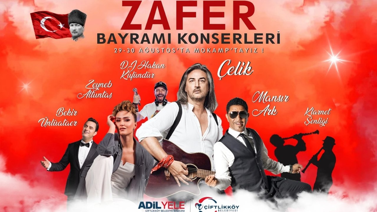 Yalova Çiftlikköy 30 ağustos konser