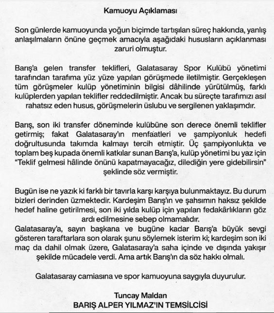 tuncay maldan açıklama