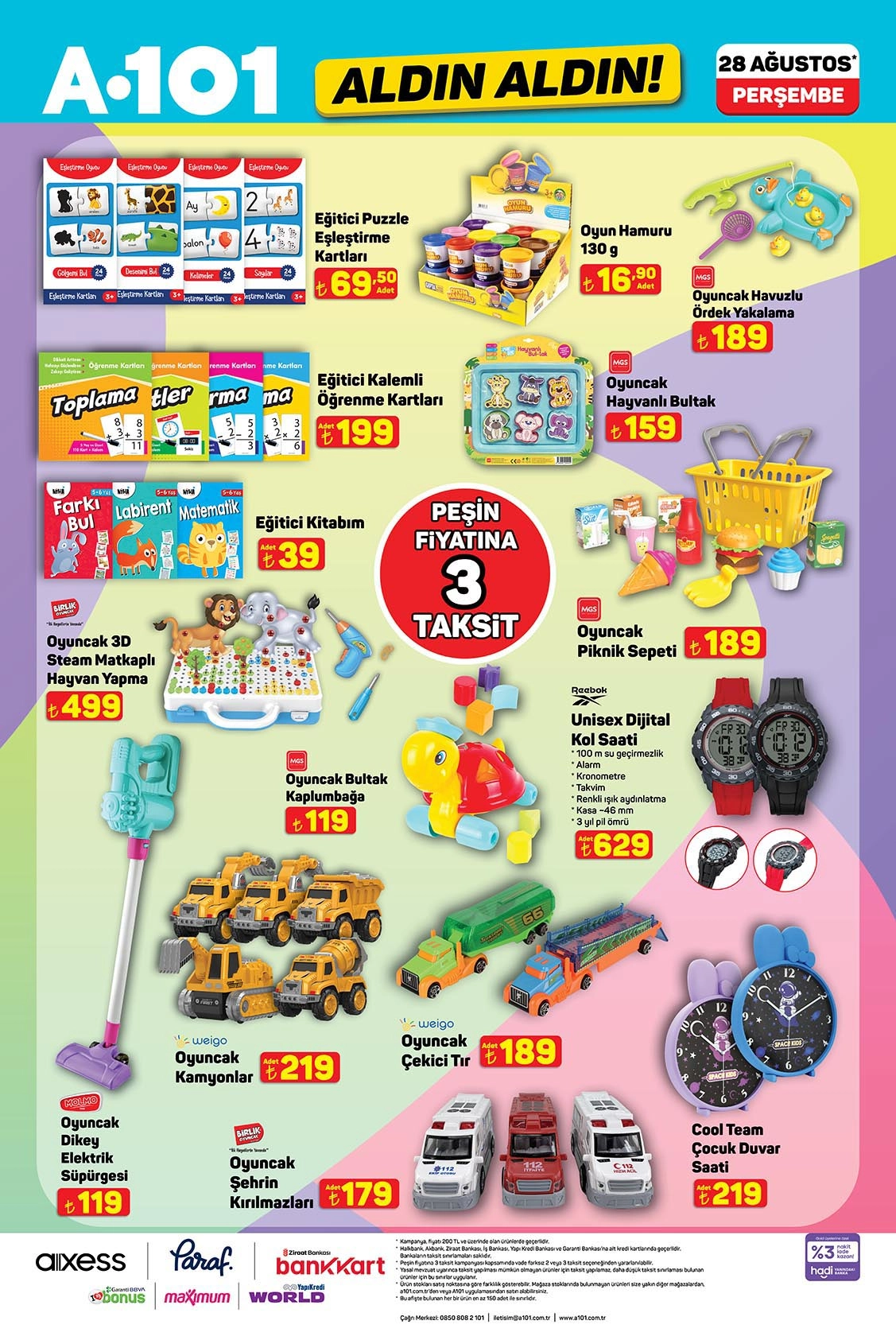 A101 aktüel kataloğu oyuncaklar