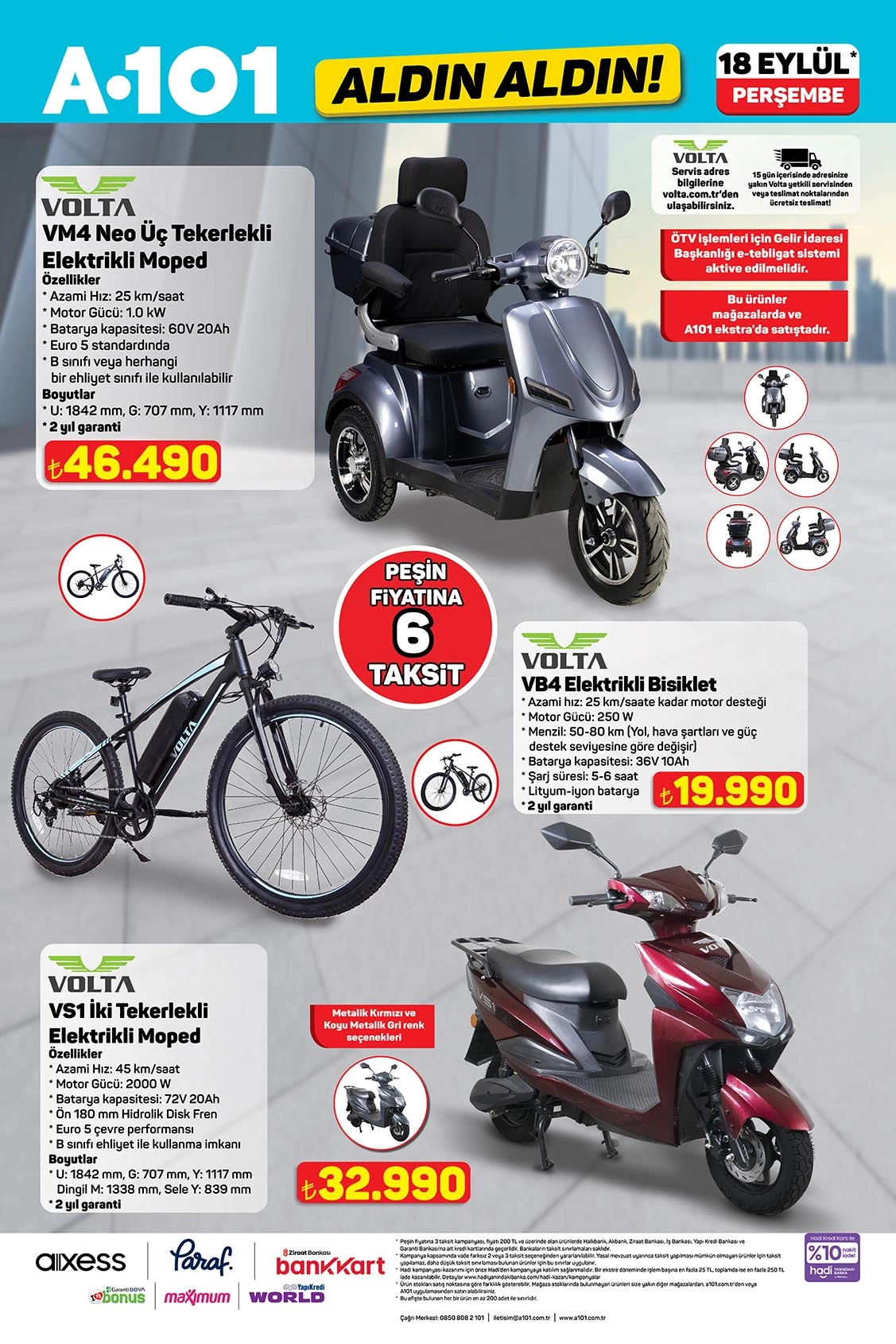 A101 elektrikli araç fırsatları