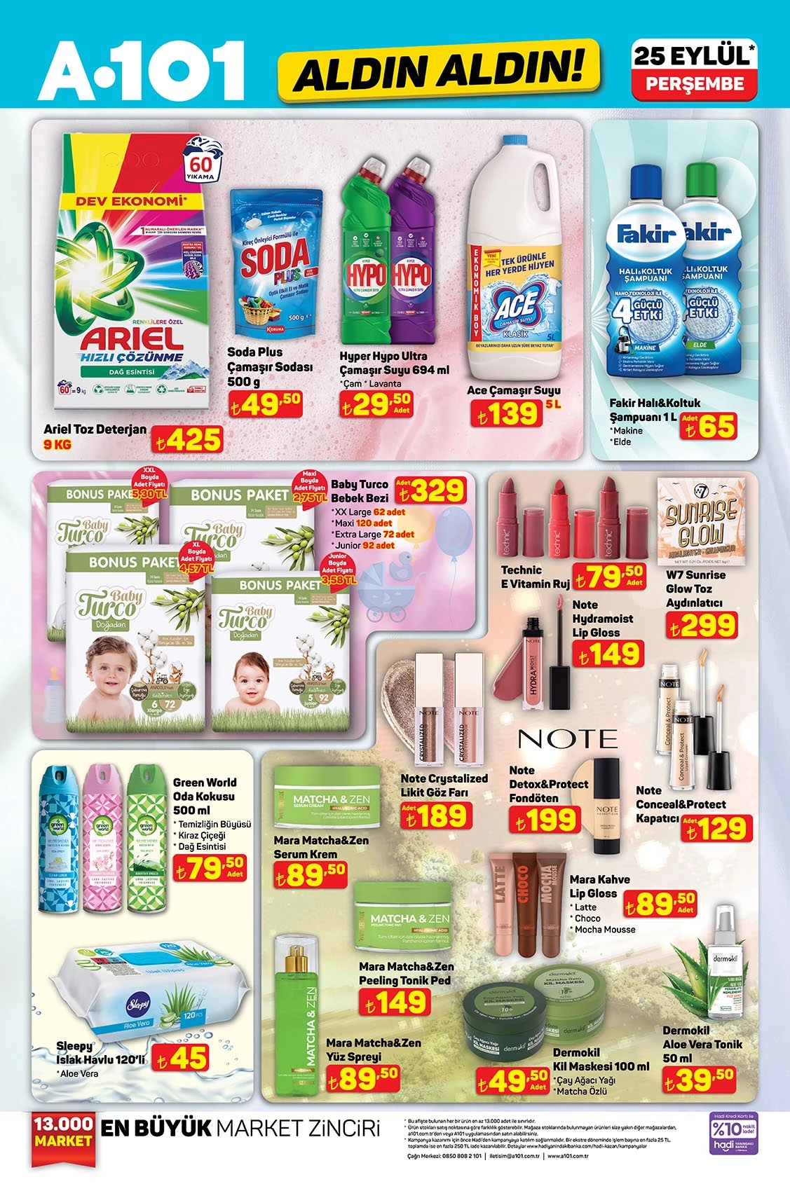 A101 aktüel katalog 23 Eylül 2025