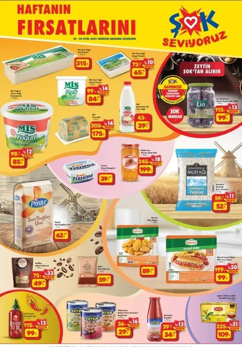 Şok 24-30 Eylül 2025 Aktüel Kataloğu