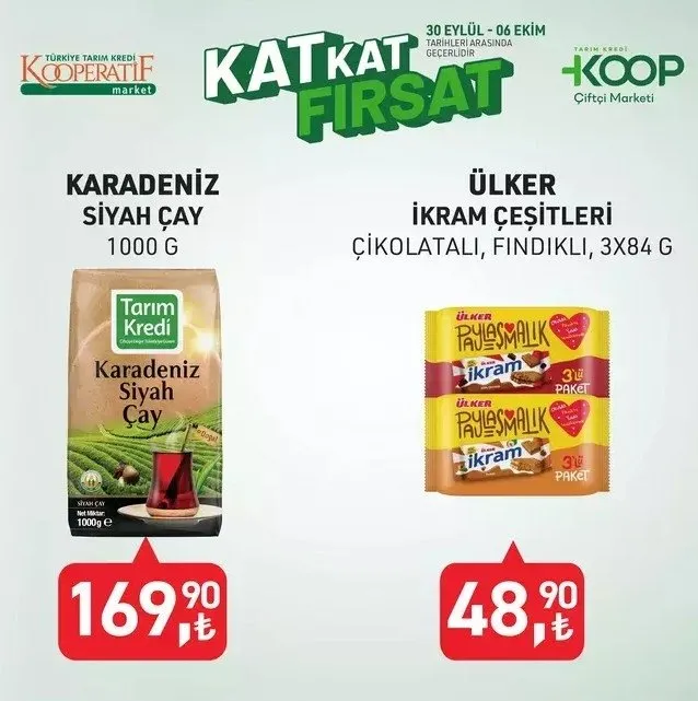 Tarım Kredi Market çay fırsatı