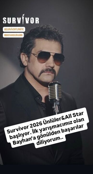 Acun Ilıcalı Açıkladı: Survivor 2026’nın İlk Yarışmacısı Bayhan Oldu!