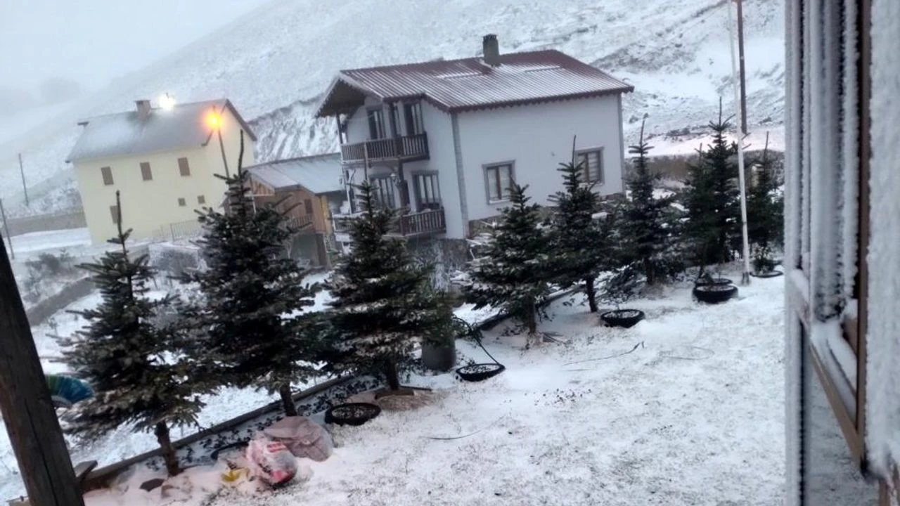 Kar Yağışı Başladı! Meteoroloji’den 13 Ekim İçin Kuvvetli Yağış Uyarısı