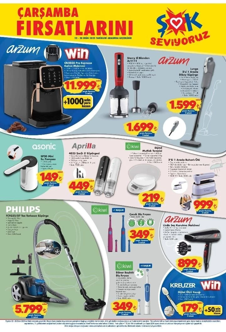 24-28 Ekim 2025 ŞOK market fırsatları