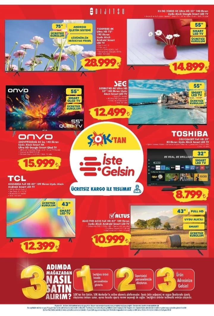 25-28 Ekim 2025 ŞOK market televizyon kampanyası