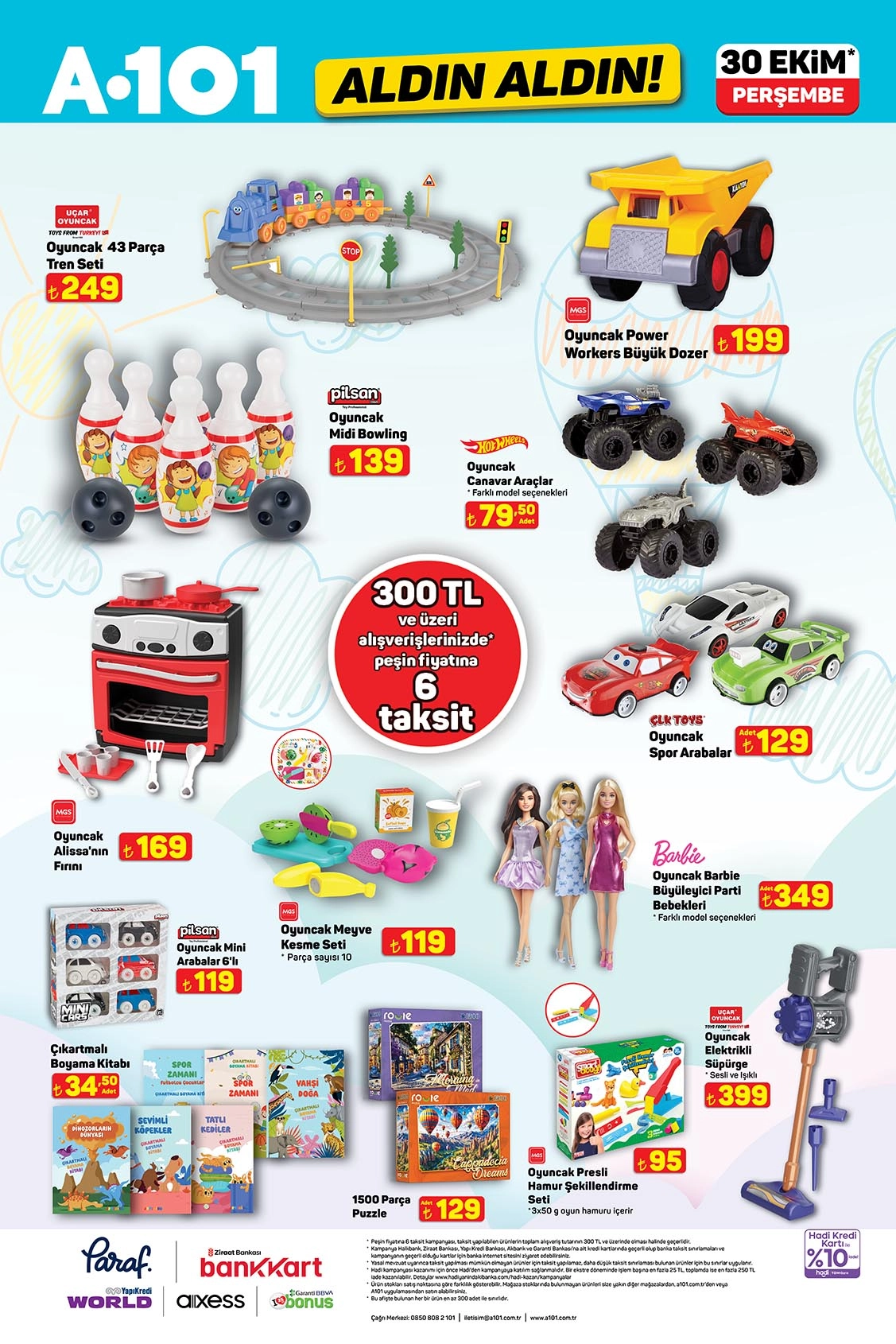 30 Ekim 2025 A101 oyuncak fırsatları