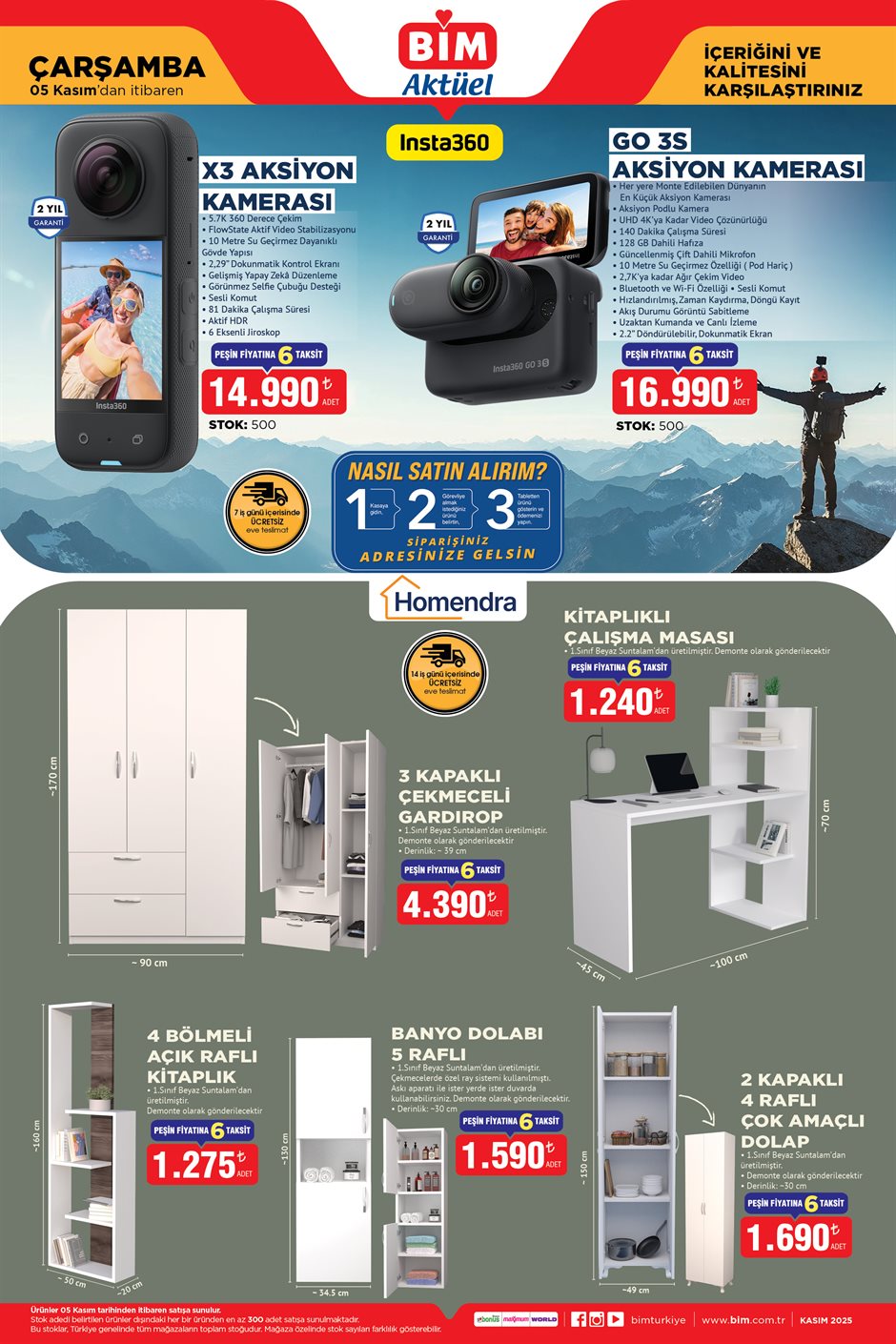 5 Kasım BİM elektronik ve mobilya