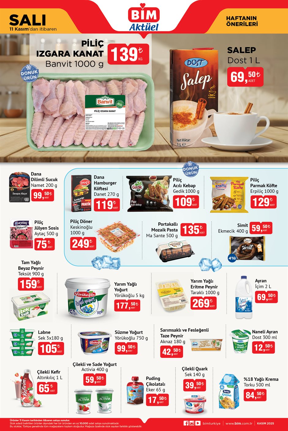 11 Kasım 2025 BİM aktüel katalog fırsatları