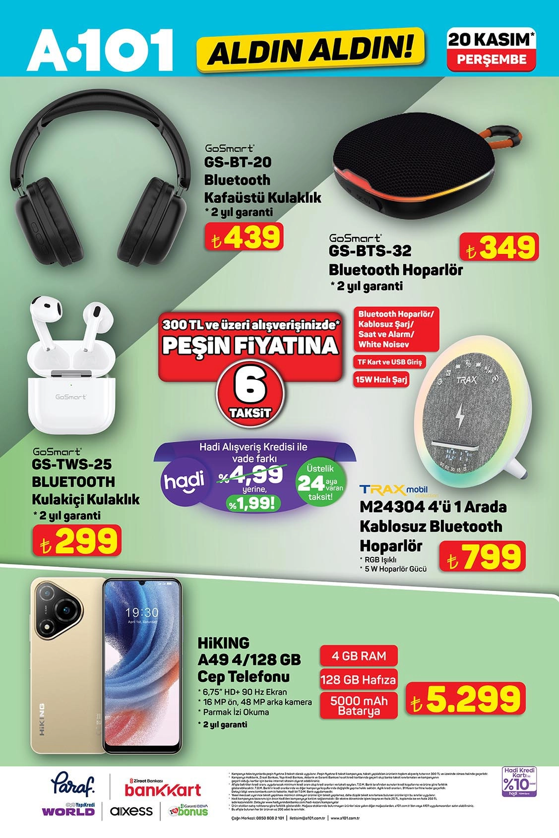 A101 teknoloji ürünleri fırsatları