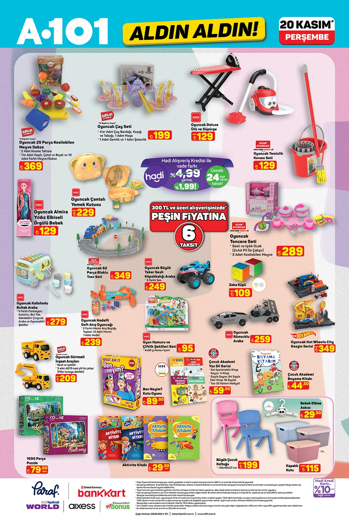 A101 oyuncak kataloğu