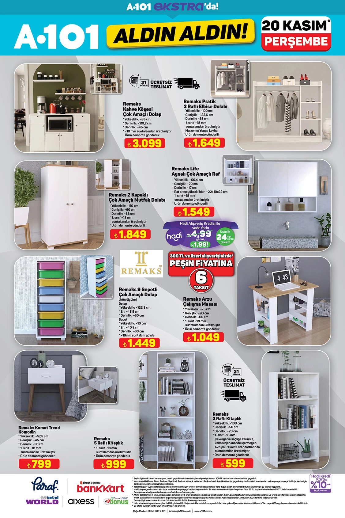 A101 çok amaçlı dolap modelleri