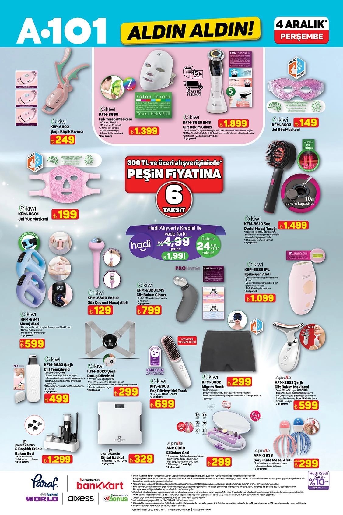 a101 aktüel katalog kişisel bakım