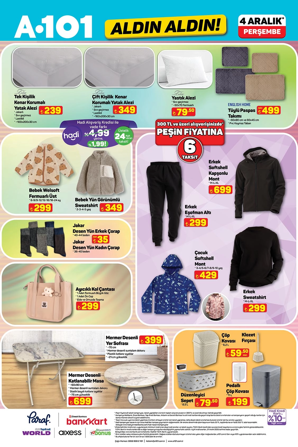 a101 aktüel katalog tekstil