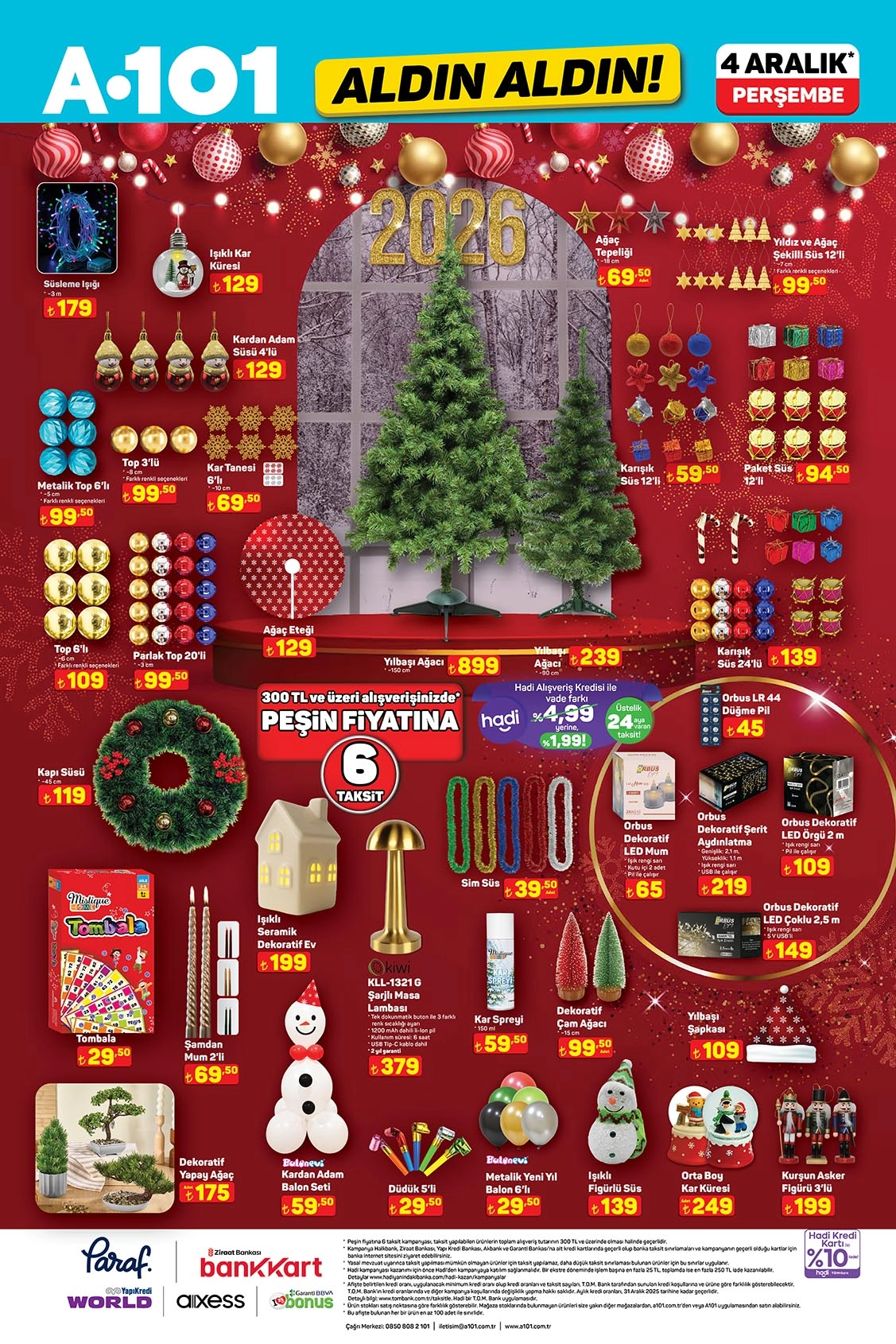 a101 aktüel katalog yılbaşı