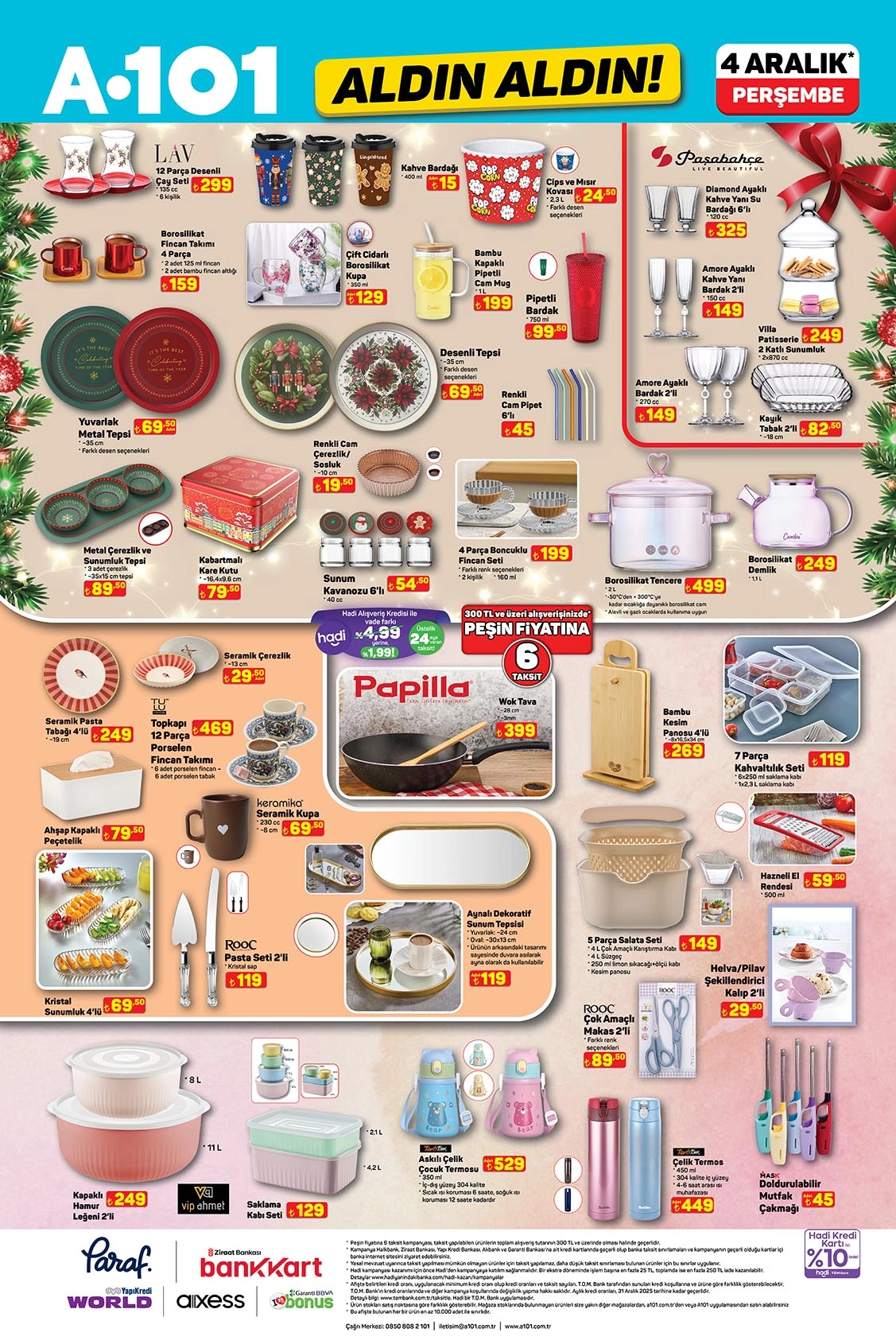 a101 aktüel katalog mutfak ürünleri