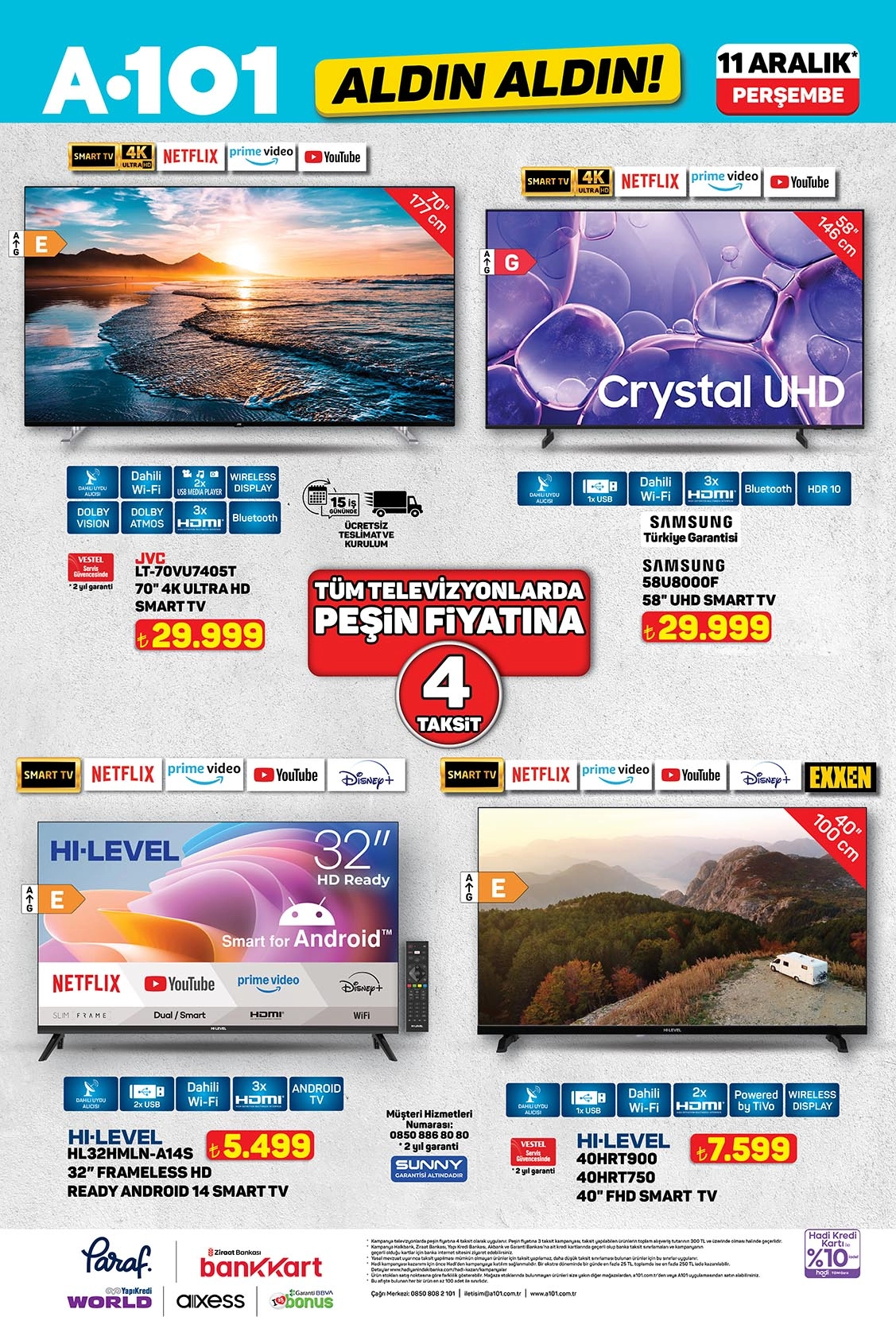 a101 11aralik2025 aktuel katalog televizyon